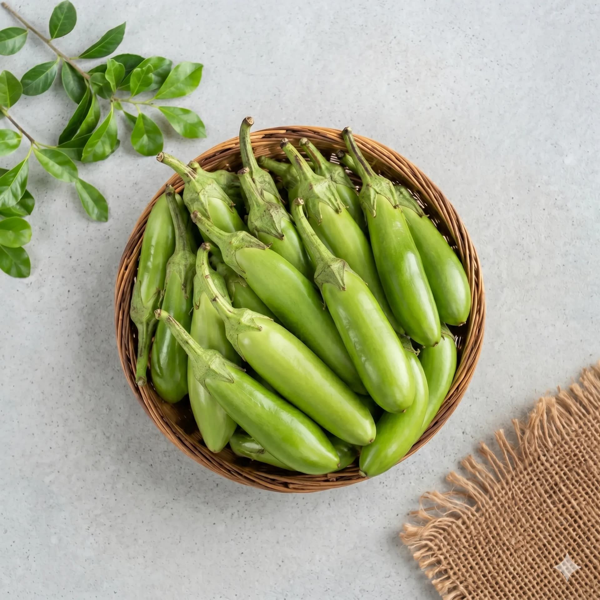 Brinjal Green Long