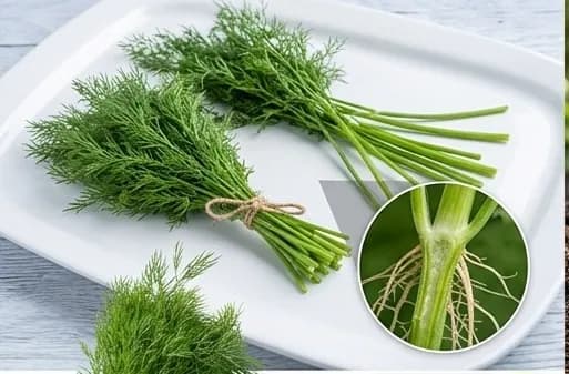 Dill Leaves (Soya Saag) - Cleaned, without roots